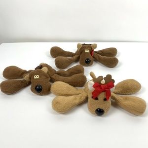 VTG Hallmark Set Of 3 Christmas Reindeer Rhonda